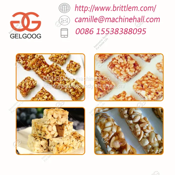 Popular Snack Groundnut Brittle Making Machine With Less Loss for Sale photo-2
