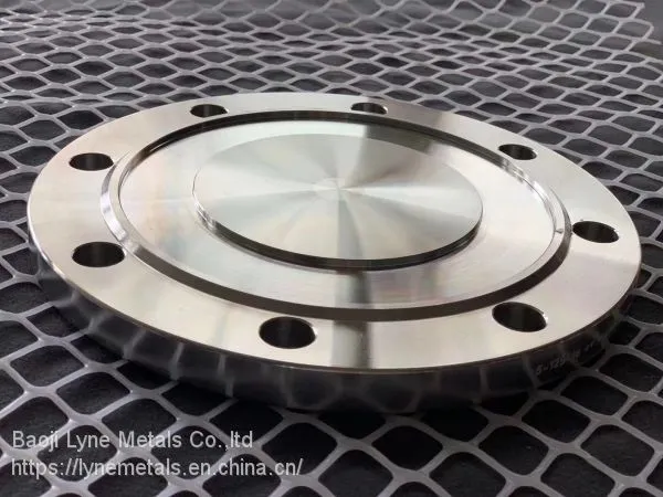 Pure or Alloy Titanium Forged Flange ASTM B16.5 or EN1092-1 photo-2