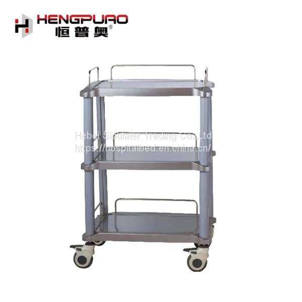 Hengpuao Medical Hospital Use Infusion Trolley With ABS Casters