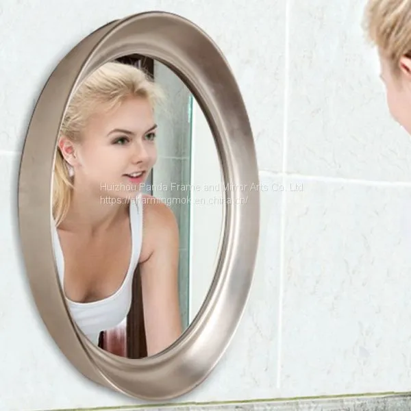 European-style Wall Mirror Bathroom Mirror Oval Bathroom Wash Mirror Decorative Mirror photo-2