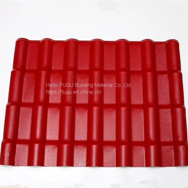 ASA Sythetic Resin Roof Tile UPVC Spanish Roofing Sheet