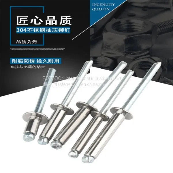 M2.4/M3.2-M6 Blind Rivets Nail Pop Rivet Remachadora Remaches Nieten Rebite Rebites For Furniture Car Aircraft 304 Stainless Steel DIN7337 photo-4