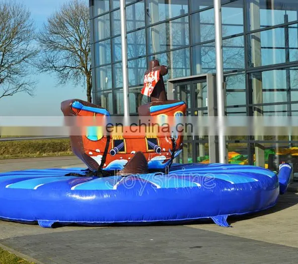 Pirate Ship Theme Interactive Inflatable Adult Pull Riding Games For Events photo-3