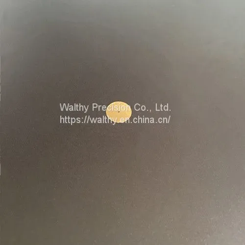 Gold-coated Copper Pinhole for Optical Systems photo-2