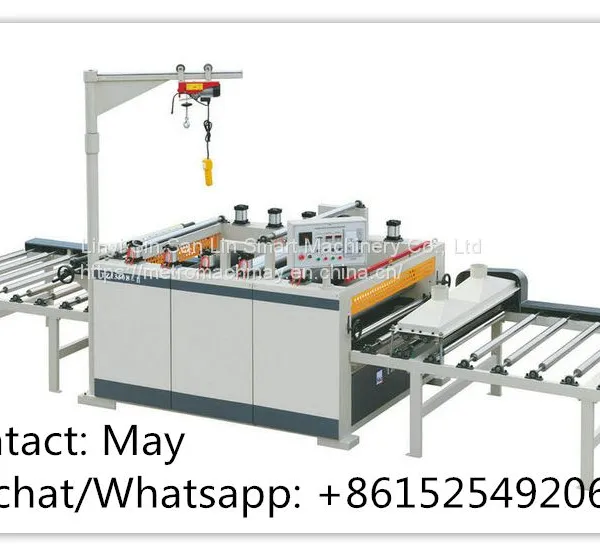 High Quality Paper, PVC, Film Lamination Sticking Machine for Plywood, MDF, Furniture photo-4