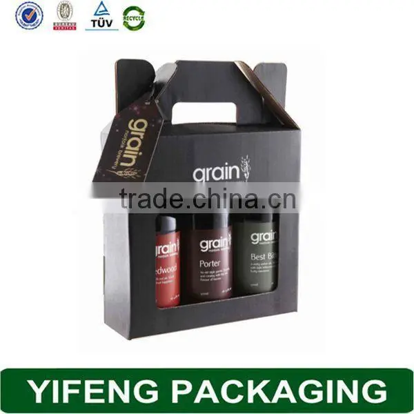 Craft Paper Packaging 6 Packer Beer Carrier In Paper photo-3