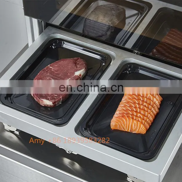 Automatic Skin Vacuum Packaging Machine Sausage Fish Meat Skin Packing Machine photo-4