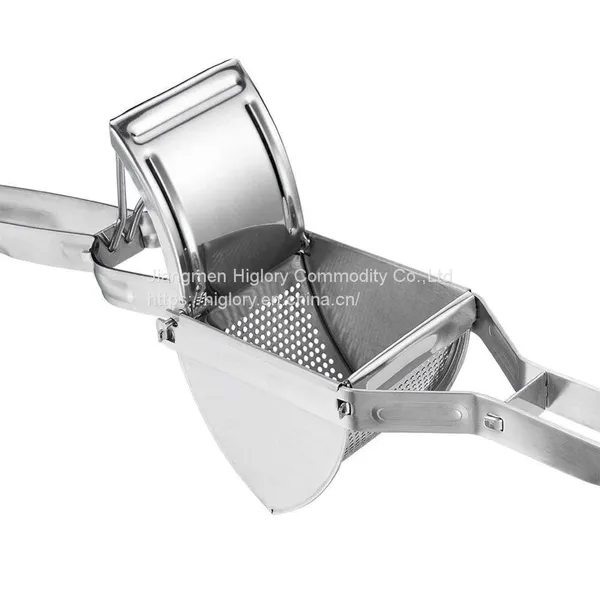 Stainless Steel Heavy Duty Squeezer Baby Food Press Strainer Fruit and Vegetables Potato Masher Ricer photo-3