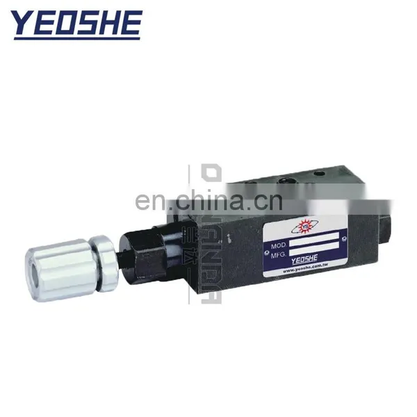 Taiwan YEOSHE Hydraulic Valve MTC-02/03/04/06W/A/B Superimposed Throttle Valve Y Speed Regulation I Flow Valve B photo-3