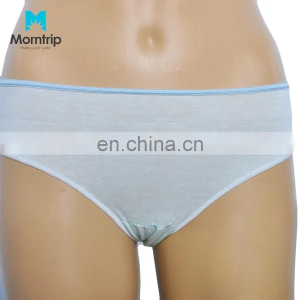 Wholesale Cheap Price Custom Women Clean Non Woven Spa Breathable Disposable Underwear For Travel Adult Postpartum Panties photo-2