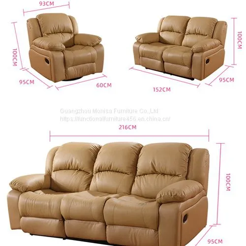 Office Sofa Combination Modern Minimalist Sofa Reclining Function Reception Business Business Leather Sofa photo-5