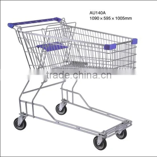 Australia Style Smart Classcial Steel Unfolding 100L Shopping Trolley photo-2