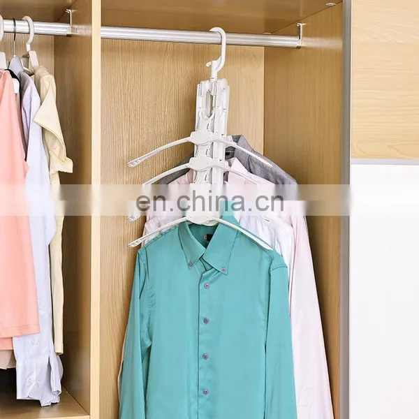 Magic Wardrobe Organizer Durable and Non-Slipping Foldable Collapsible Innovative Folding Clothes Hanger photo-3