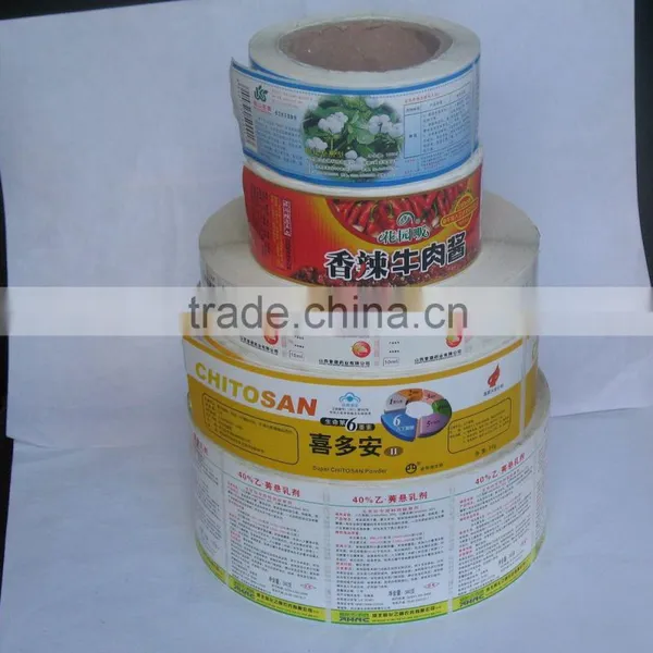 Custom Printing Self-adhesive Label for Product Packaging