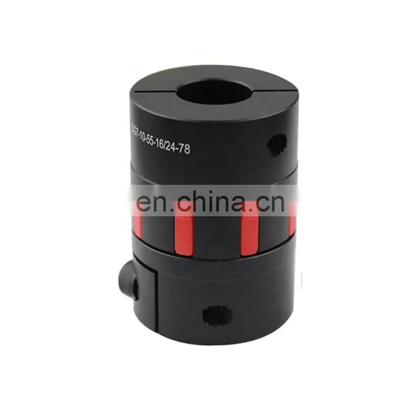 Aluminum Clamp Style Standard Flexible Elastic Rubber Spider Star Jaw Shaft Coupling for Machinery photo-2