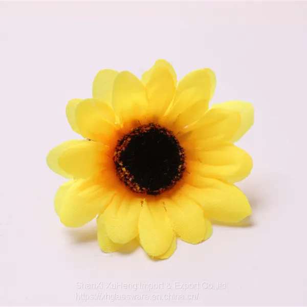 Factory Cheap Wholesale Sunflower Napkin Buckle With Metal Rings photo-2