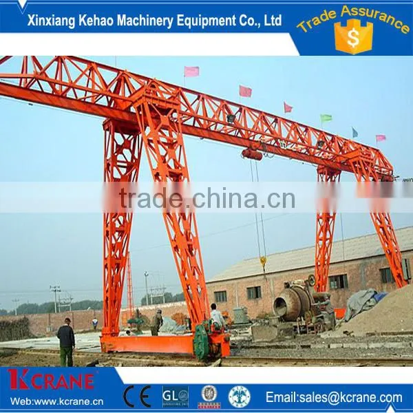 Rail Mounted Electric Wire Rope Hoist Single Girder Gantry Crane photo-5