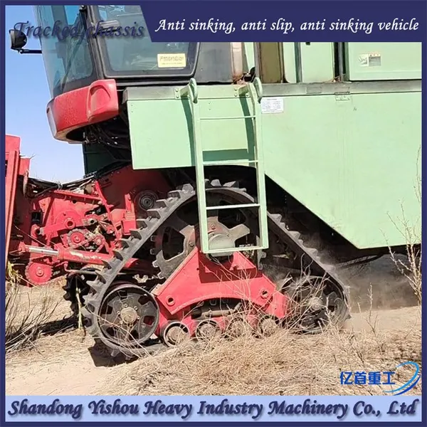 Harvester Modified Track Chassis to Prevent Sinking When Driving in Desert Terrain photo-3
