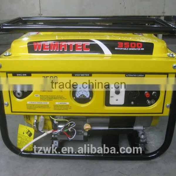 2.8kw/kva Wemac Electric Start With Battery, High Frequency, Copper 210cc Displacement, Gasoline Generator Spare Parts photo-2