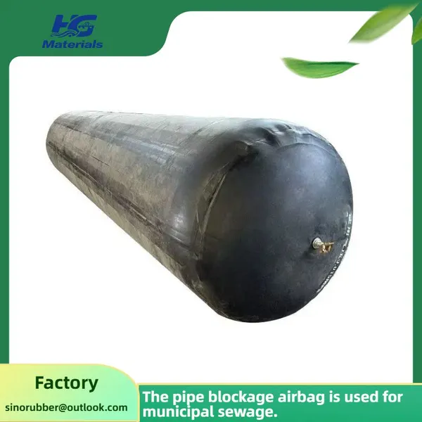 Municipal Pipeline High-Pressure Water Blocking Airbag Sealing Test Inflatable Rubber Thickened Airbag photo-2