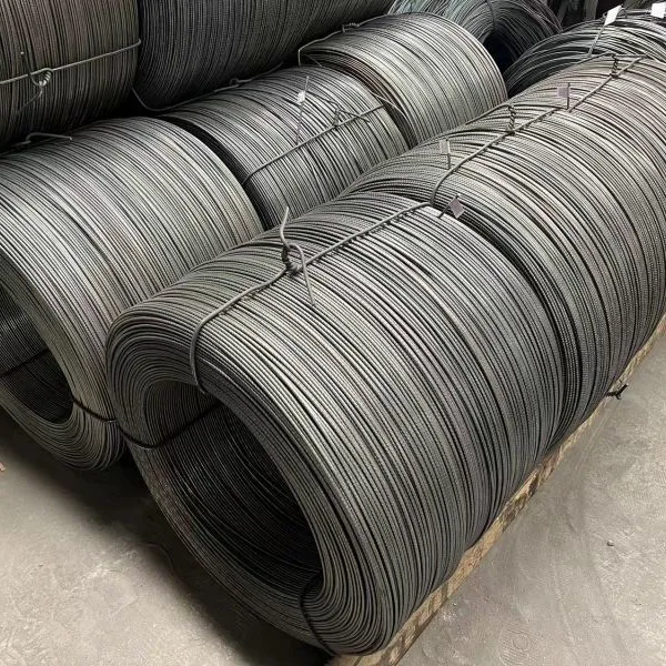 SAE1006 / SAE1008 / Q235 Hot Rolled Low Carbon / 5.5 mm / 6.5 mm Hot Rolled/Surface Phosphating/Coating Oil Steel Wire Rod photo-2