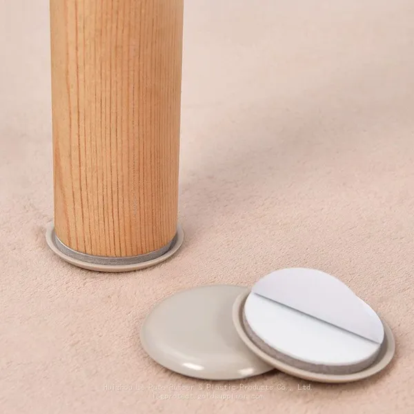 Furniture Sliders Plastic Self-Adhesive Square Sliding Pads, Chair Glides for Carpeted Tile Vinyl Hardwood Floors photo-5