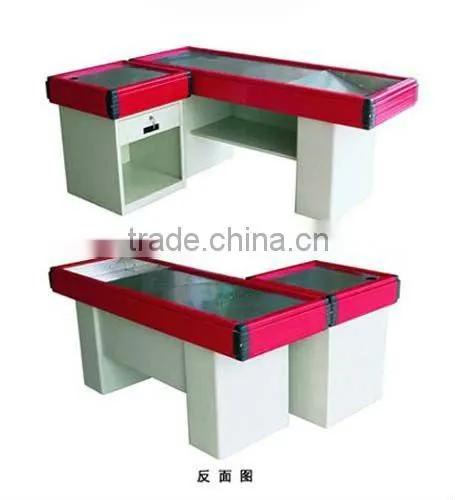 Convenience Store Cashier Desk With Corner Shelf photo-2