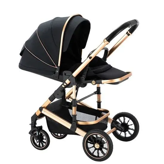 Lightweight 3-in-1 Portable Linen Baby Stroller With Mechanical Adjustment Foldable for 3-Year-Olds and Travel Systems photo-4