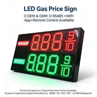Bluewin-led USA 8.889/10 LED Gas Station Fuel Price Sign Customizable Outdoor Display photo-2