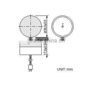 High Quality High-frequency Ultrasonic Sensor NU100E36TR-2 photo-2