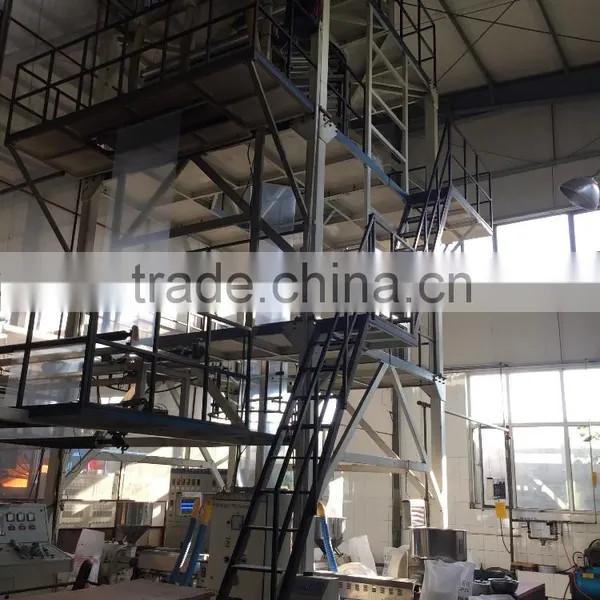 Three Layers Blown Plastic Film Co-extrusion Machinery photo-5