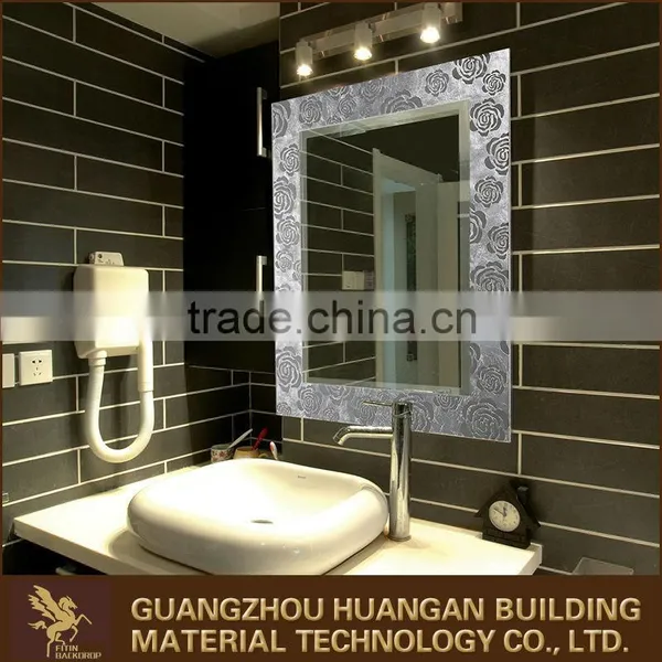 Glass on Glass Bathroom Mirror for Europe Market photo-6