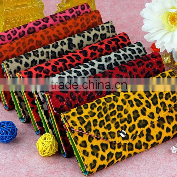 Hot Sale Leopard Print PU Women Purse
