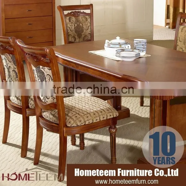 Luxury French Wooden Dining Room Chinese Antique Furniture photo-5