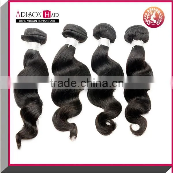 7A Loose Wave Remy Virgin Brazilian Wavy Hair Shipping Fast photo-2