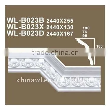 Ceiling Cornice Gypsum Cornice With Flower Desigin