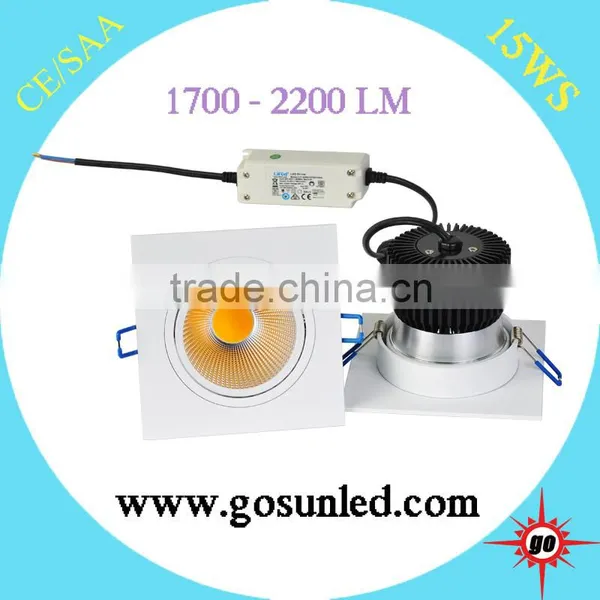 China Factory 2016 Hot Sales 15W Cob Led Downlight With 5 Years Warranty photo-5