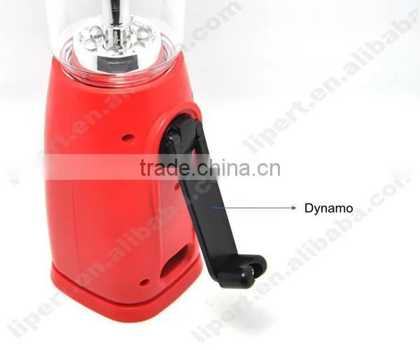 (1500360) Hand Crank Portable Rechargeable Ni-Mh Battery Solar LED Lantern photo-3