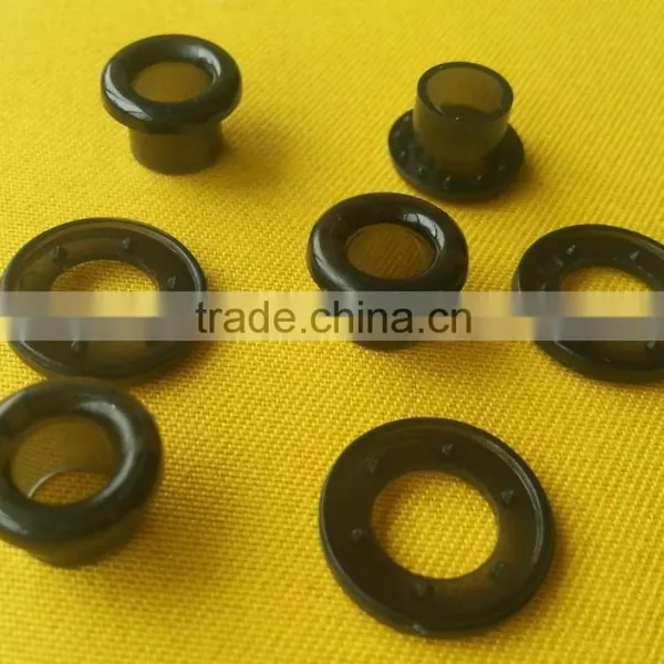 Plastic Eyelets in Light Grey Color -- P15289 photo-4