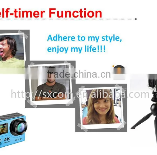 Hot Sales! WiFi/remote Control Waterproof Dual Screen 4K 25fps/ 2.7K 30fps/ 1080P 60fps HD Sports Camera--DV-24 photo-3