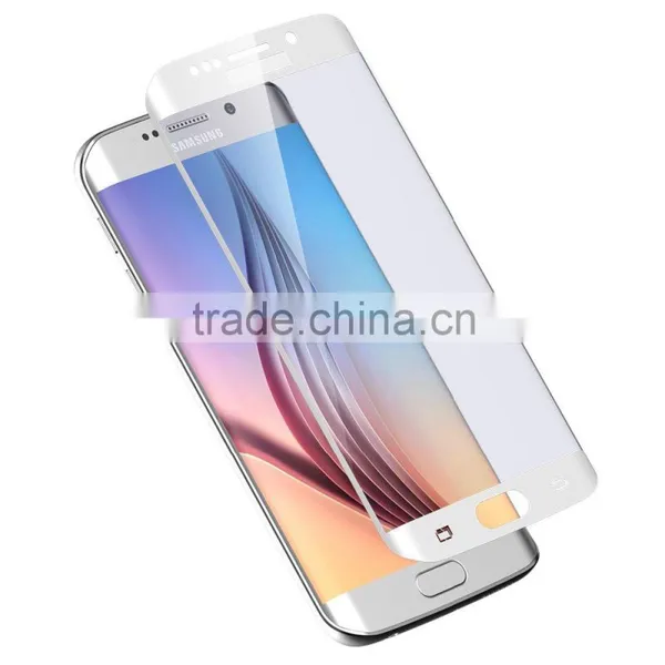 Keno 2016 Newest 3D Hot Curved Tempered Glass Screen Protector for Samsung Galaxy S6 Edge Curved Tempered Glass photo-2