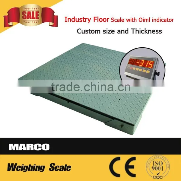 With OIML Indicator Zemic Sensor Electronic Floor Scale photo-2