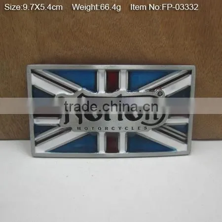Custom Brand Name Buckle Plate Metal Belt Buckle photo-6