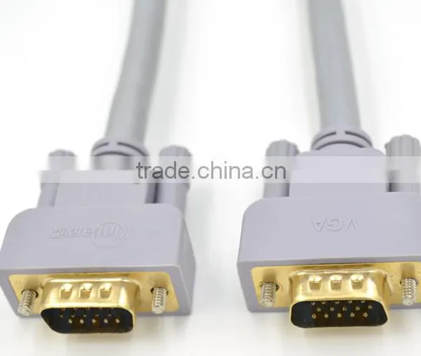 1M 1.5M 3M 5M Factory Price VGA Cable Adaptor Monitor M/M Male To Male Audio Video Cable photo-4