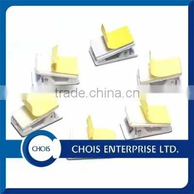 High Quality Pressure Sensitive Adhesive Back Plastic Badge Clips photo-3