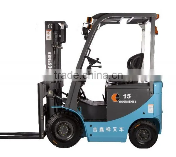 1.5 TON 4-Wheel Electric Forklift Trucks for Sale photo-2