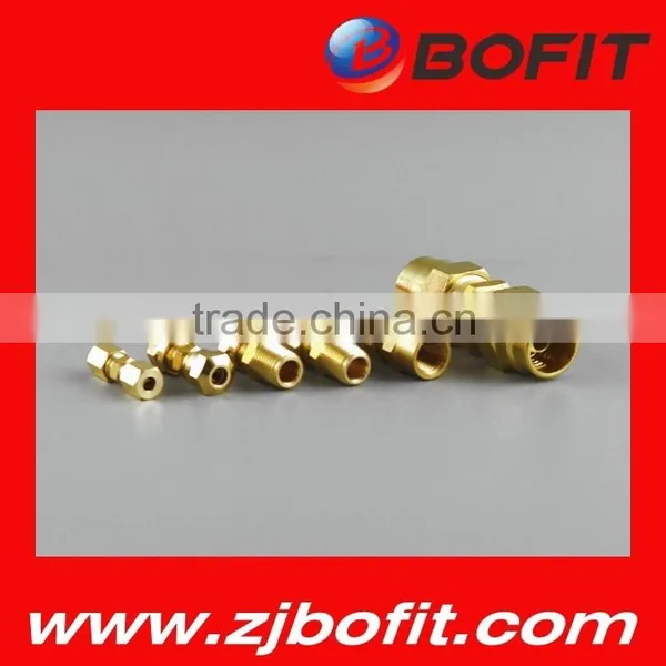 Hot Selling Flare Tube Fittingpressure Gauge Syphon Solid Brass photo-6