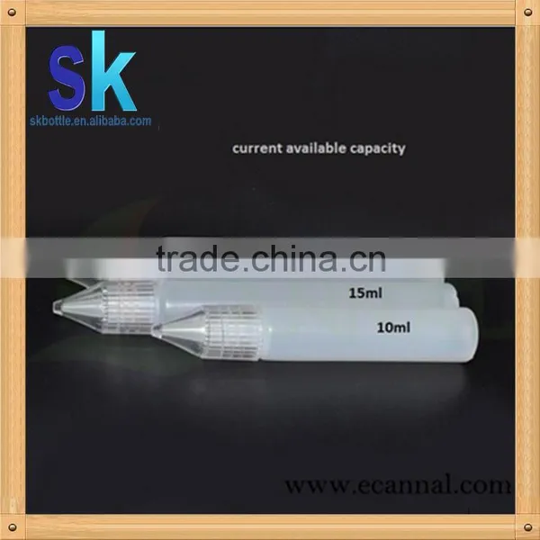 10ml 15ml 20ml 30ml e Liquid Pen Shape Plastic Bottle pe Plastic Bottle