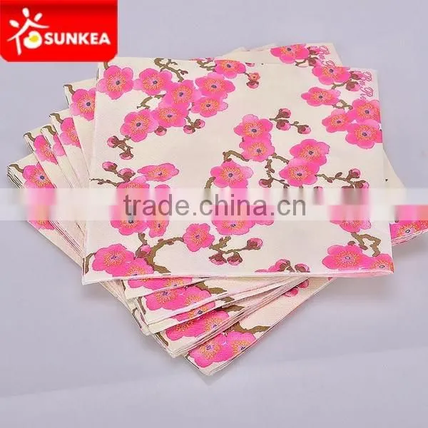 Logo Printed Green Table Napkin, High Quality Paper Napkin photo-3