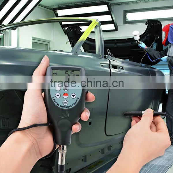 Digital Gauge F NF Probes Painting 1250um 50mil Coating Paint Thickness Meter photo-5